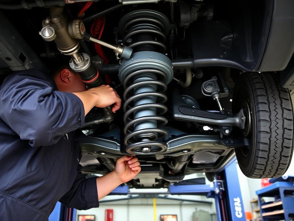 Suspension and steering system repairs - Professional shock, strut and alignment services at Alex Auto Repair in Morristown, NJ